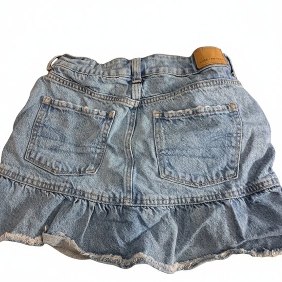 American Eagle Outfitters Blue Denim Mini Skirt - Picture 2 of 2